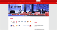 Desktop Screenshot of infinitybiz.ro